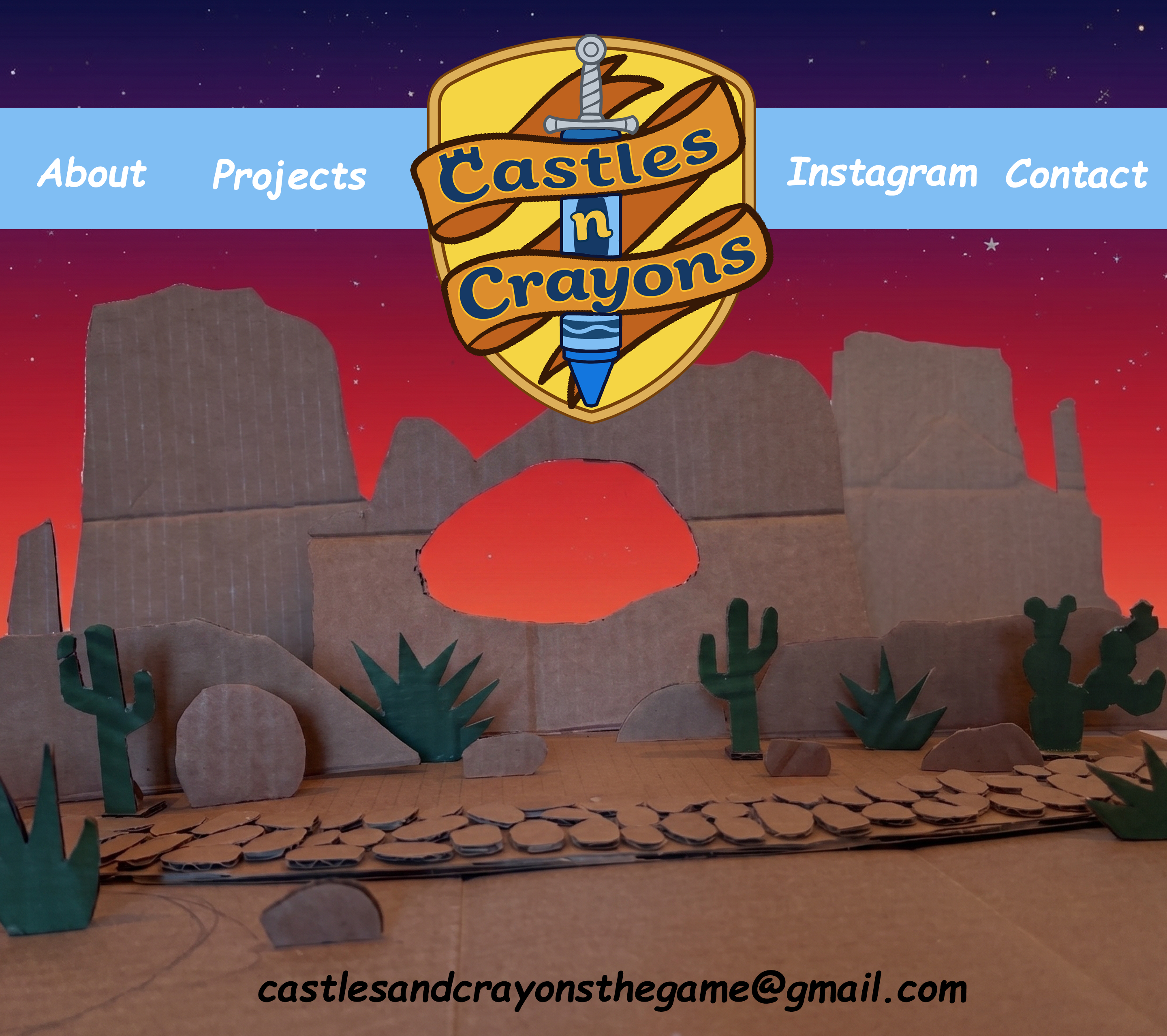 Castles n Crayons — the desert path continues